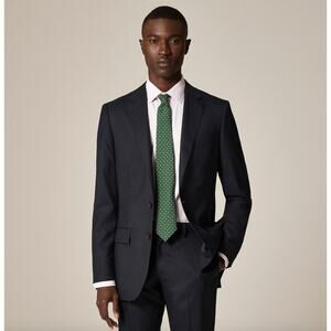 J.Crew Ludlow Slim Fit Suit Jacket Italian Loro Piana Wool Deep Navy 36S NWT